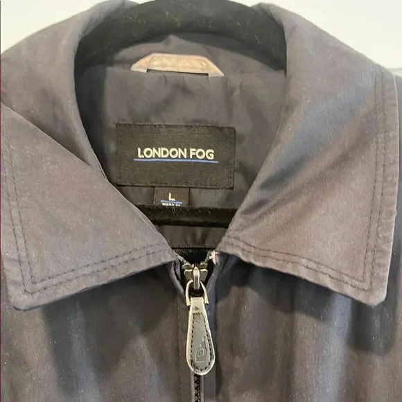 London Fog Men's Black Windbreaker Jacket - Picture 5 of 7
